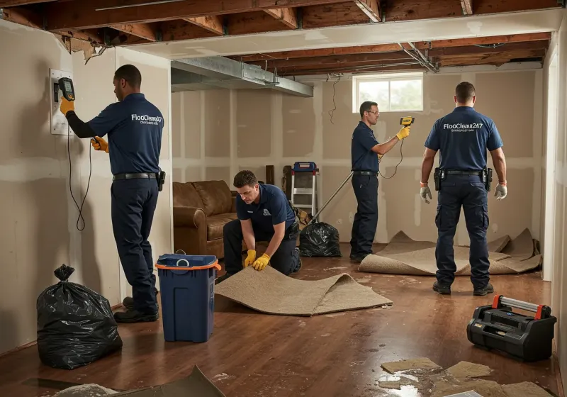 Flood DamageMaterial Assessment and Debris Removal process in Summerlin South, NV